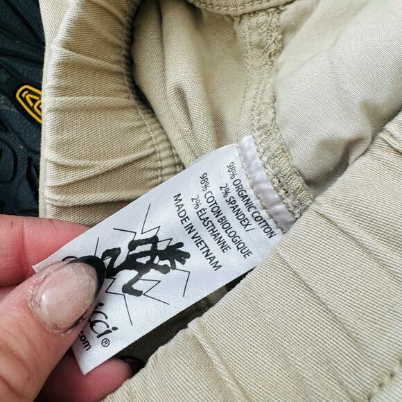 Gramicci Straight Leg Khaki Pants With Adjustable Waistband Men’s Size S - Picture 8 of 9